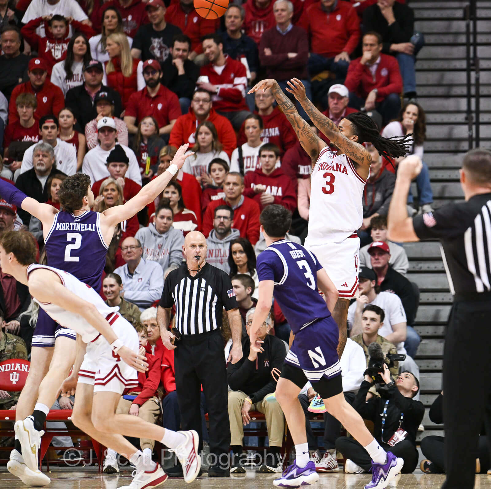 Photos from IU basketball’s 72-68 loss to Northwestern at Simon Skjodt Assembly Hall.