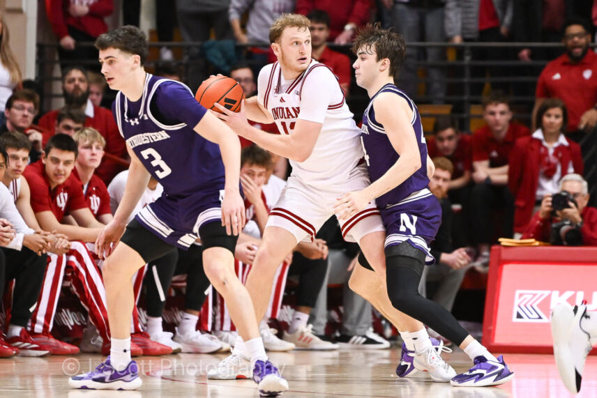 Photos from IU basketball’s 72-68 loss to Northwestern at Simon Skjodt Assembly Hall.
