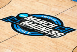 NCAA tournament floor.
