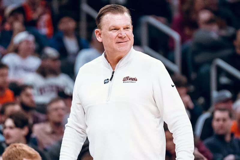 Illinois coach Brad Underwood.