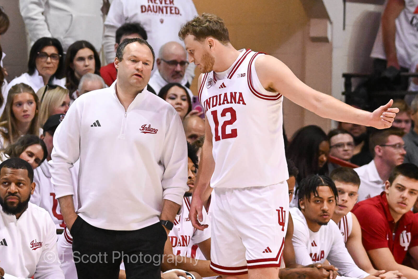 Photos from IU basketball’s 77-64 loss to Michigan State at Simon Skjodt Assembly Hall.