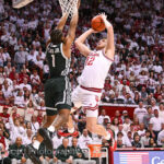 Photos from IU basketball’s 77-64 loss to Michigan State at Simon Skjodt Assembly Hall.