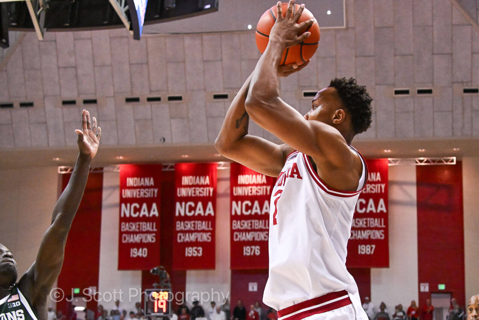 Photos from IU basketball’s 77-64 loss to Michigan State at Simon Skjodt Assembly Hall.