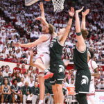 Photos from IU basketball’s 77-64 loss to Michigan State at Simon Skjodt Assembly Hall.