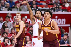 Photos from IU basketball's 77-47 win against Minnesota at Simon Skjodt Assembly Hall.