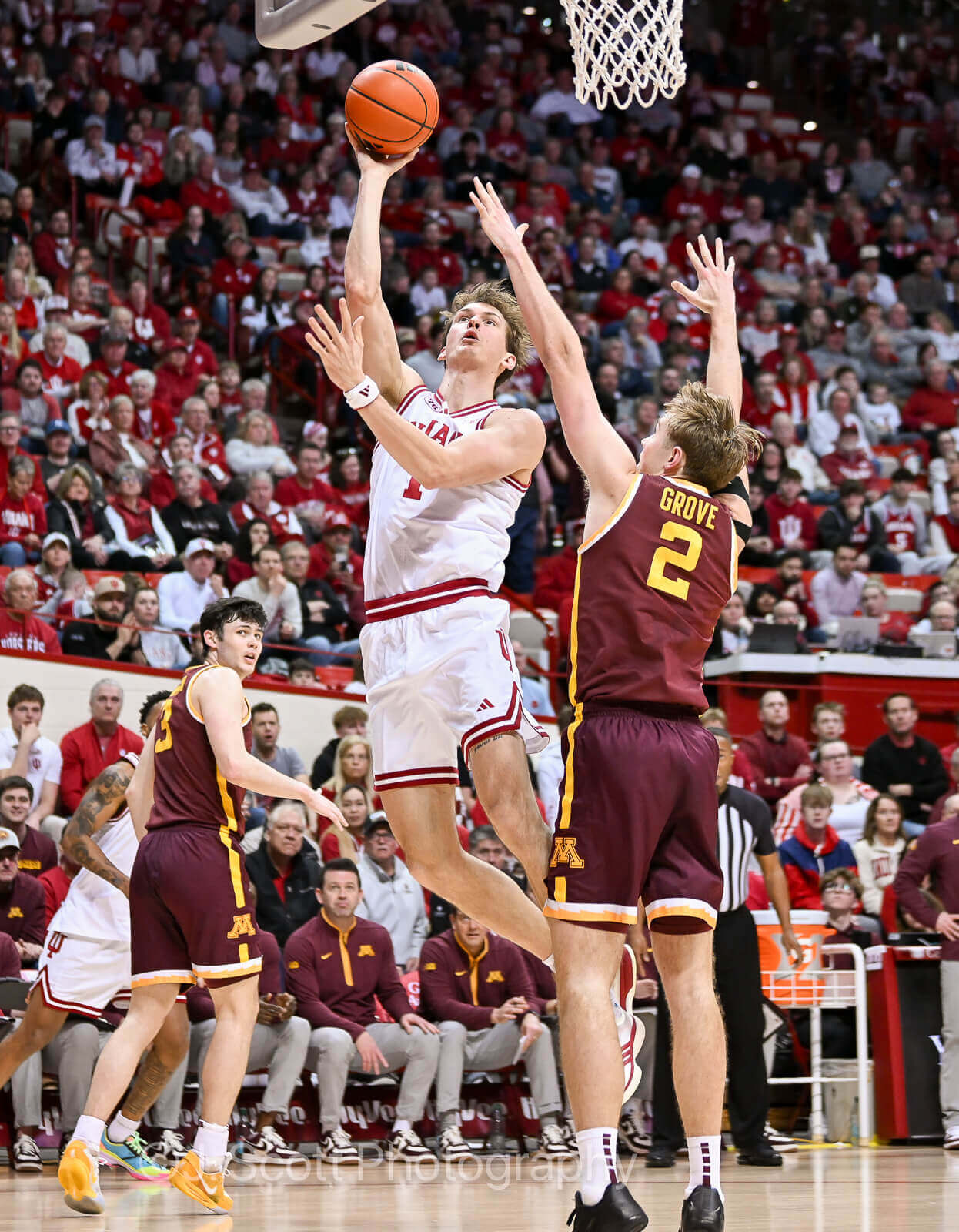 Photos from IU basketball's 77-47 win against Minnesota at Simon Skjodt Assembly Hall.