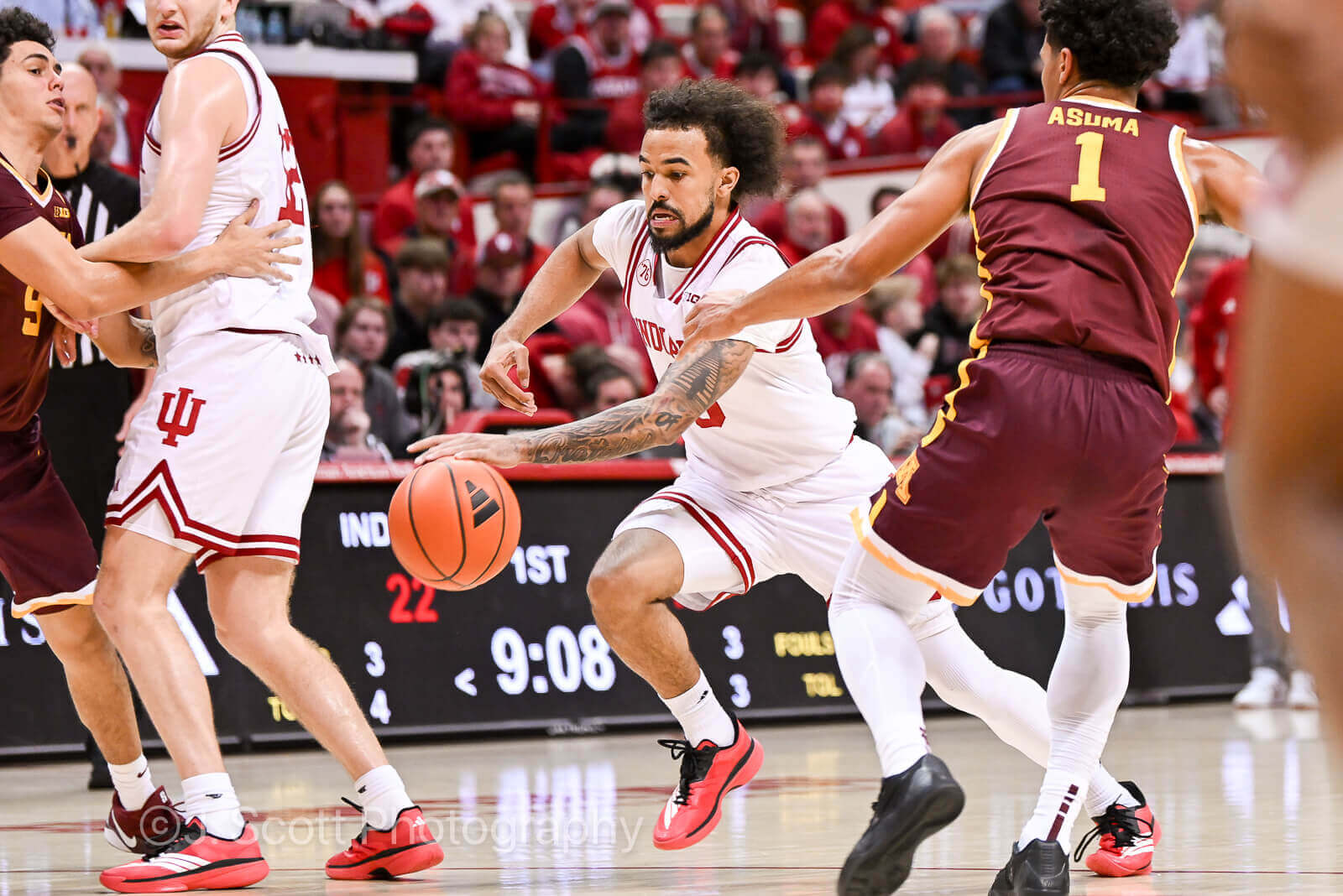 Photos from IU basketball's 77-47 win against Minnesota at Simon Skjodt Assembly Hall.