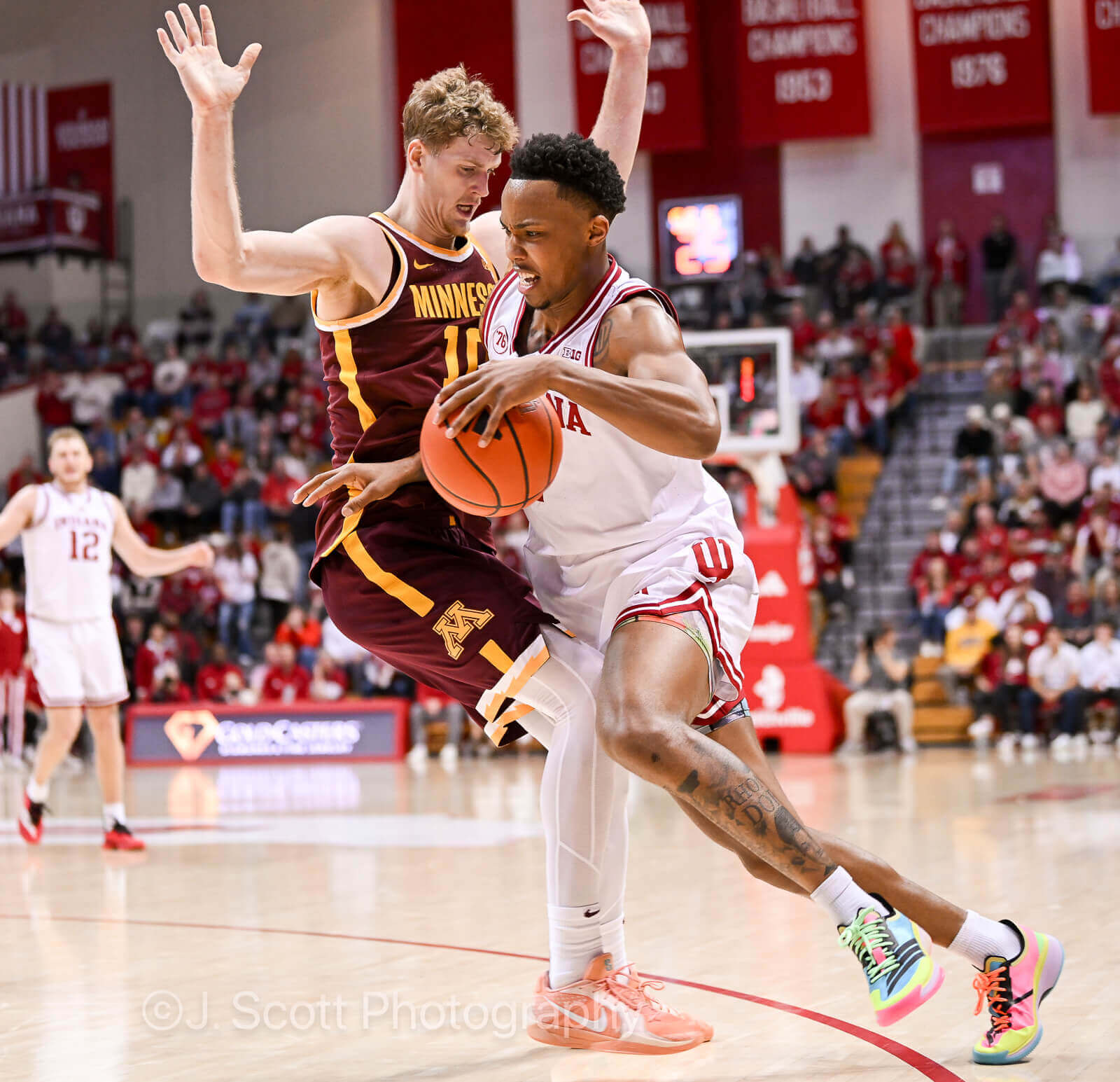 Photos from IU basketball's 77-47 win against Minnesota at Simon Skjodt Assembly Hall.