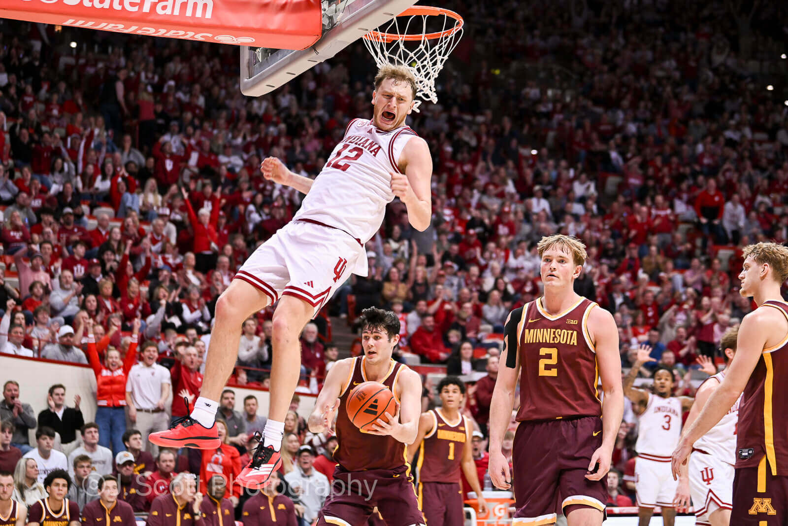 Photos from IU basketball's 77-47 win against Minnesota at Simon Skjodt Assembly Hall.