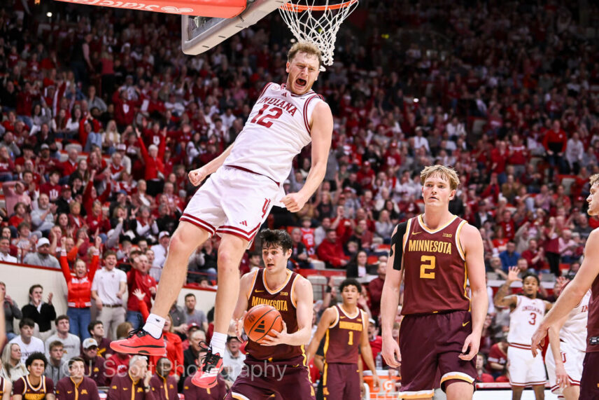 Photos from IU basketball's 77-47 win against Minnesota at Simon Skjodt Assembly Hall.