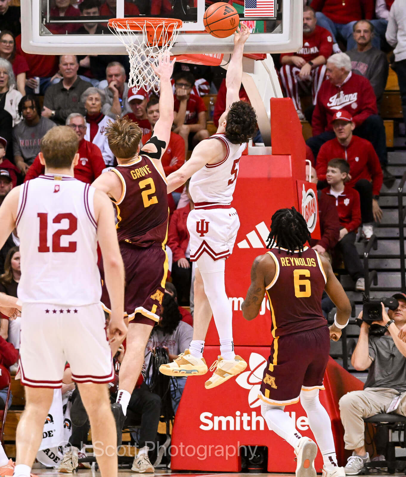 Photos from IU basketball's 77-47 win against Minnesota at Simon Skjodt Assembly Hall.