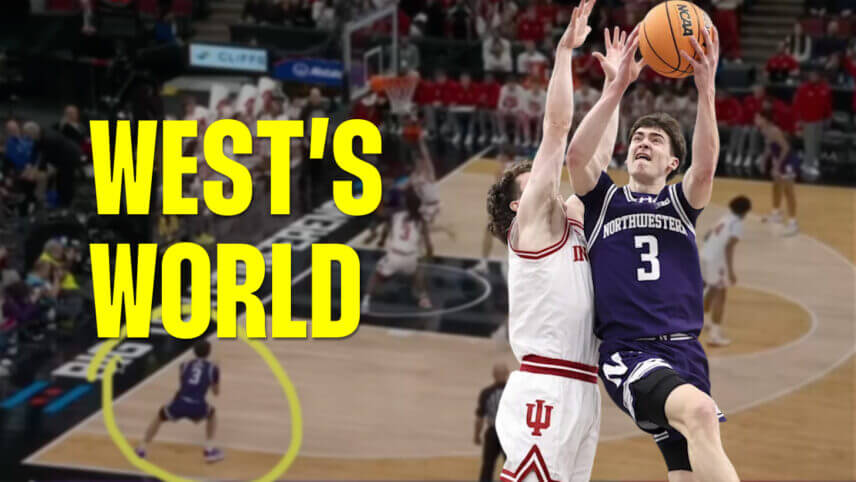 Jake West drives on Conor Enright.