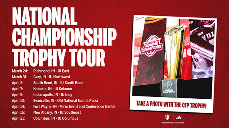 CFP championship trophy tour.