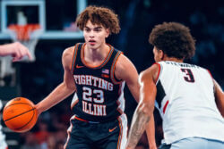 Illinois guard Keaton Wagler.