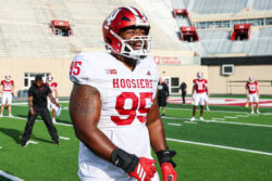 IU defensive lineman Tyrique Tucker.