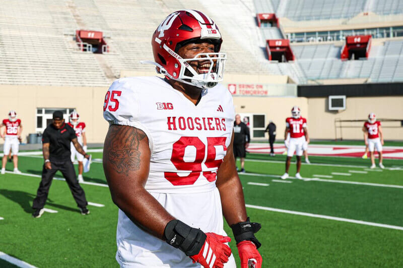IU defensive lineman Tyrique Tucker.
