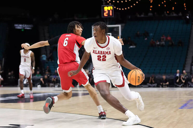 Alabama transfer Aiden Sherrell.