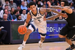 Villanova guard Bryce Lindsay.