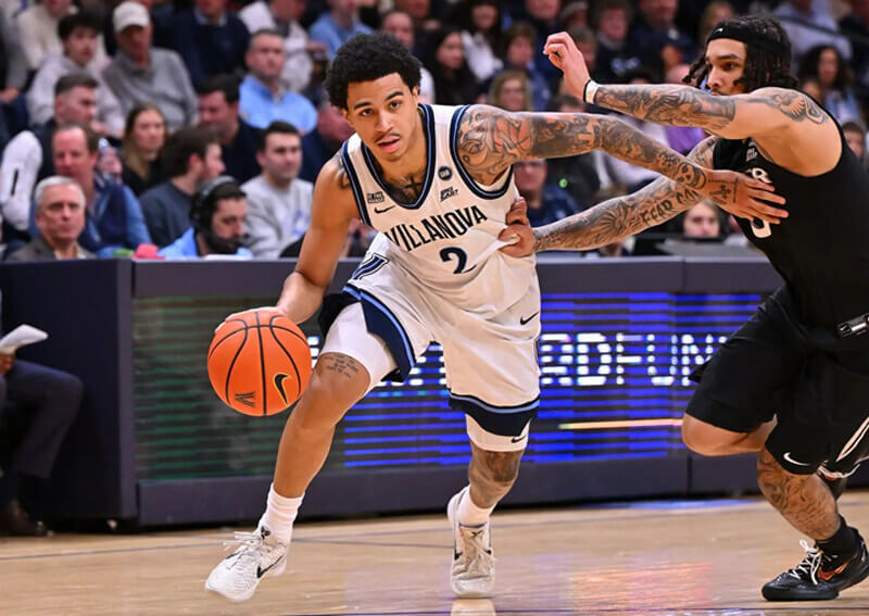 Villanova guard Bryce Lindsay.