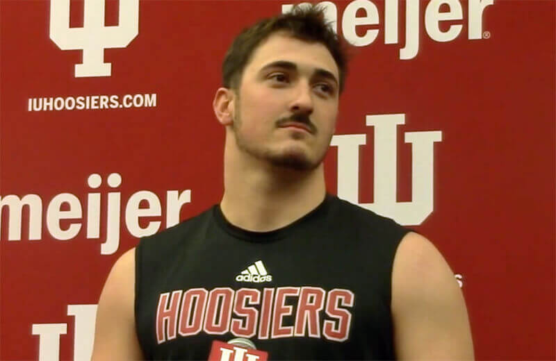 IU football linebacker Isaiah Jones.