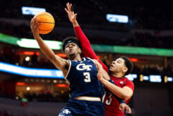 Georgia Tech wing Jaeden Mustaf.