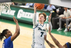 Tulane transfer guard Rowan Brumbaugh.