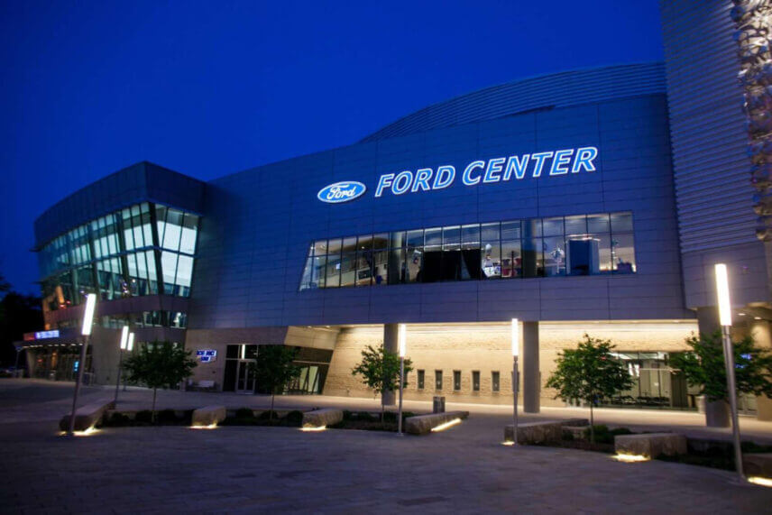 The Ford Center in Evansville, Indiana.