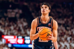 Illinois guard Andrej Stojakovic.