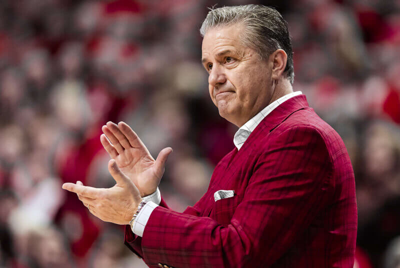 Arkansas coach John Calipari.