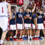 Photos from IU's exhibition win at Assembly Hall.