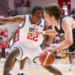 Photos from IU's exhibition win at Assembly Hall.