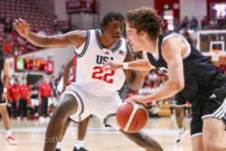 Photos from IU's exhibition win at Assembly Hall.