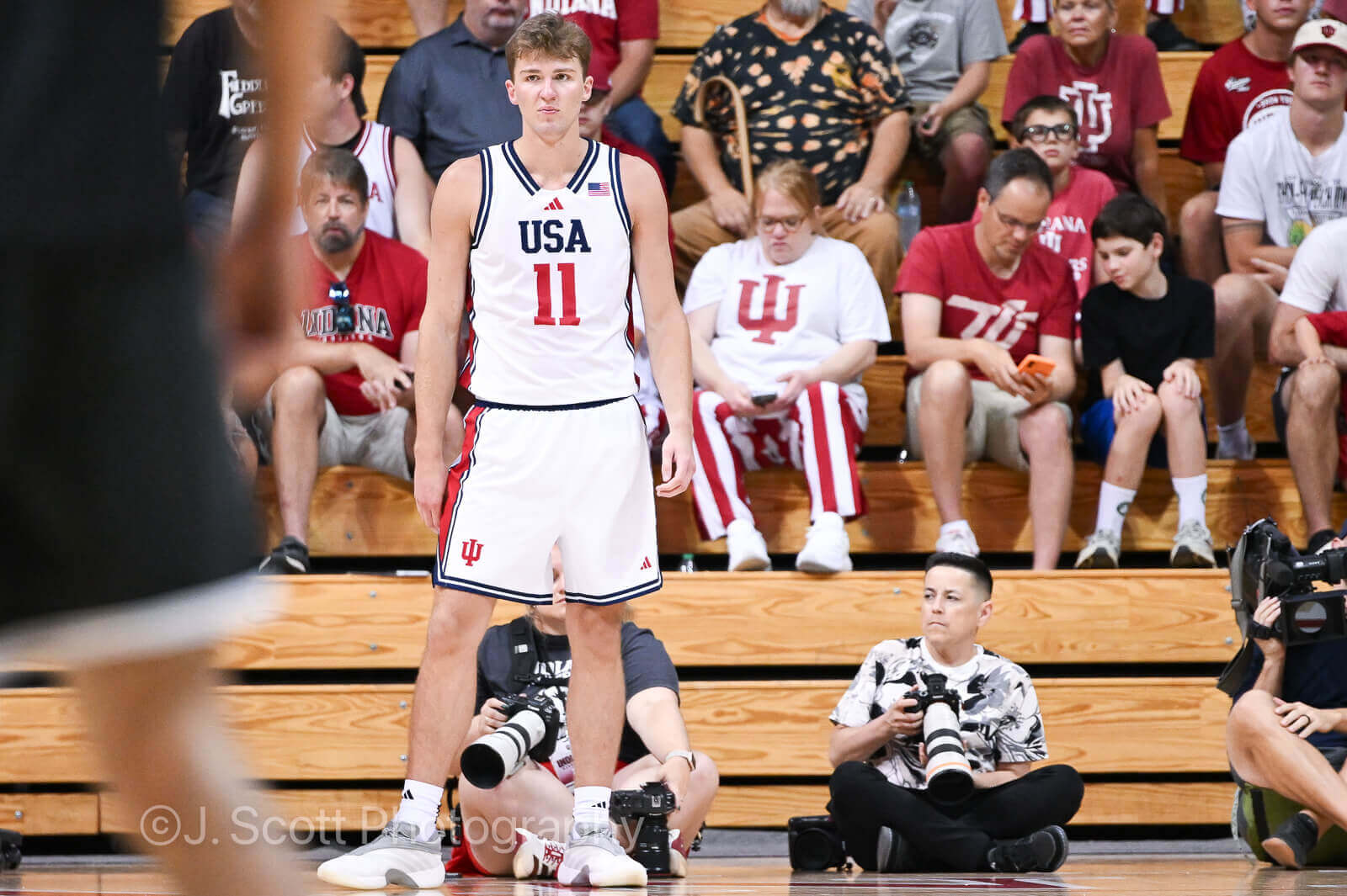 Photos from IU's exhibition win at Assembly Hall.