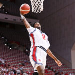 Photos from IU's exhibition win at Assembly Hall.