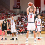 Photos from IU's exhibition win at Assembly Hall.