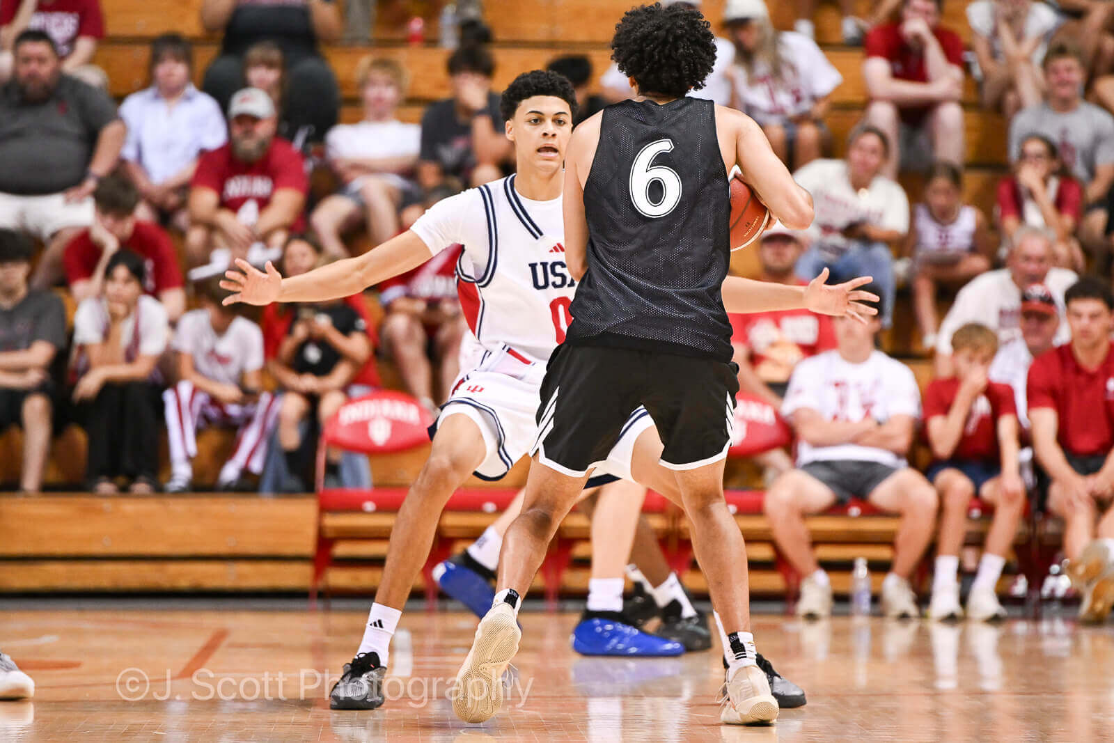 Photos from IU's exhibition win at Assembly Hall.