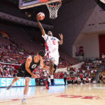 Photos from IU's exhibition win at Assembly Hall.