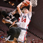 Photos from IU's exhibition win at Assembly Hall.
