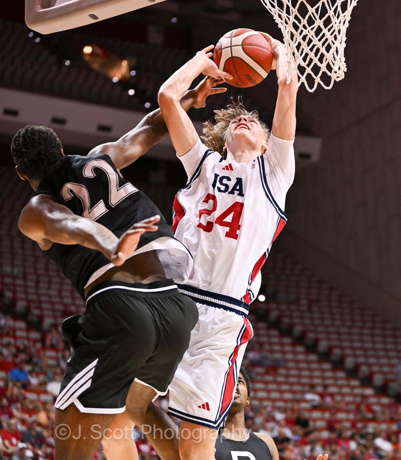 Photos from IU's exhibition win at Assembly Hall.