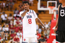 Photos from IU's exhibition win at Assembly Hall.