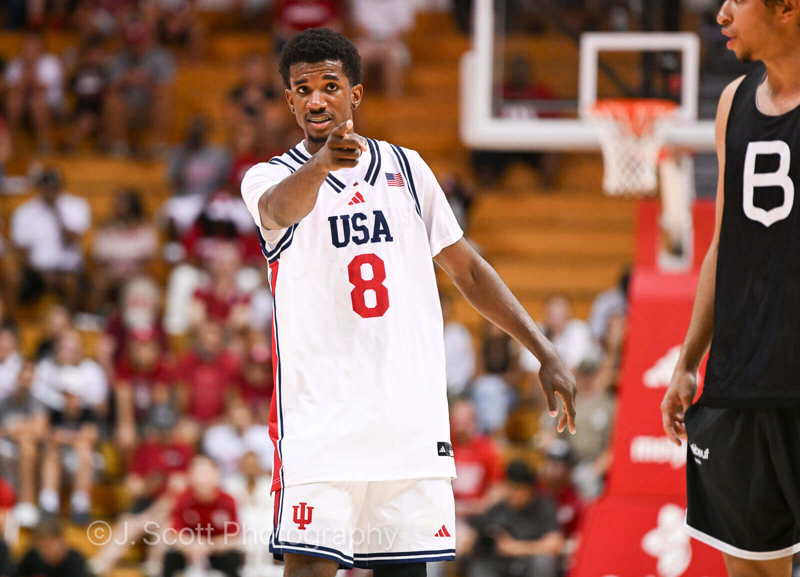 Photos from IU's exhibition win at Assembly Hall.