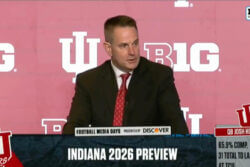 Curt Cignetti at Big Ten media day.