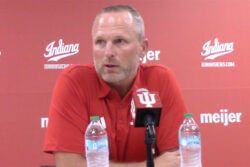 Darian DeVries addressed the media.