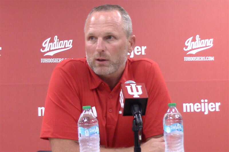 Darian DeVries addressed the media.
