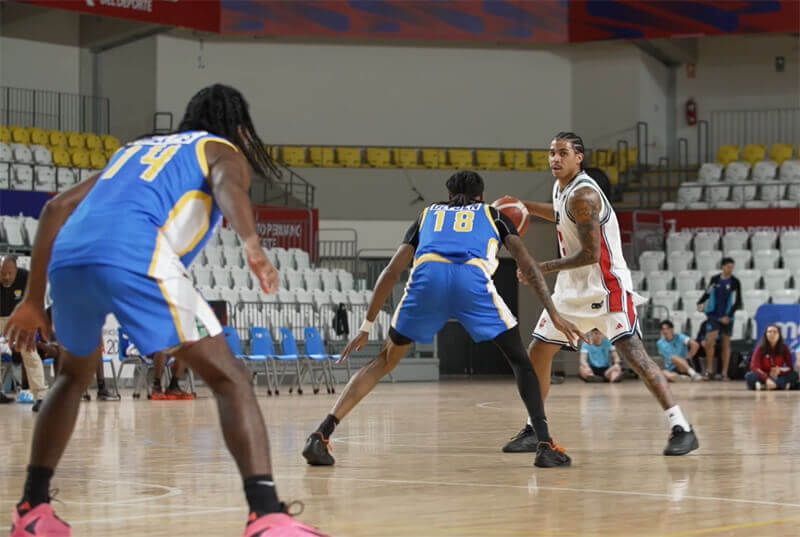 IU basketball in the FISU America Games.