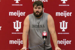Joe Brunner addresses the media.