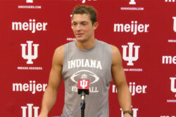 Charlie Becker addresses the media.