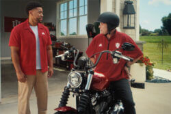 Curt Cignetti stars in a commercial for State Farm Insurance.