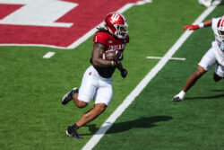 Turbo Richard at IU football fall camp.