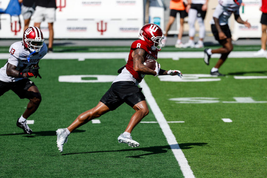 IU football wide receiver Tyler Morris.